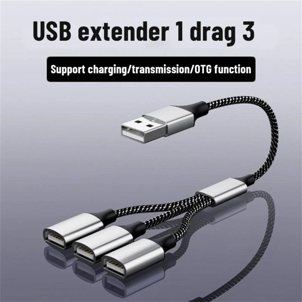 Cavo Adattatore OTG Per Google Pixel 6 Pro | USB-C Maschio A USB-A Femmina, Nylon Intrecciato, 20 Cm