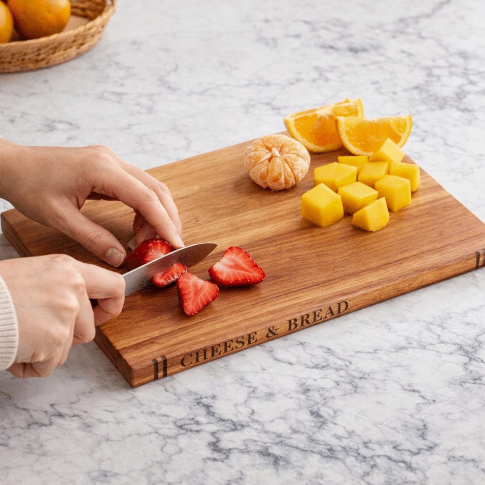 1/3 Pieces Multi-Functional Wooden Cutting Board Thickened Serving Board Chopping Board  Restaurant