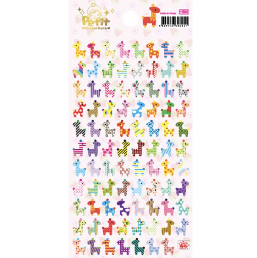 Petit Fancy Sevimli Hayvan Çıkartmaları (Her Biri 10 Adet) - 27 Seçenek (Üç Boyutlu/Kore/Dekorasyon/Kendin Yap Scrapbooking)