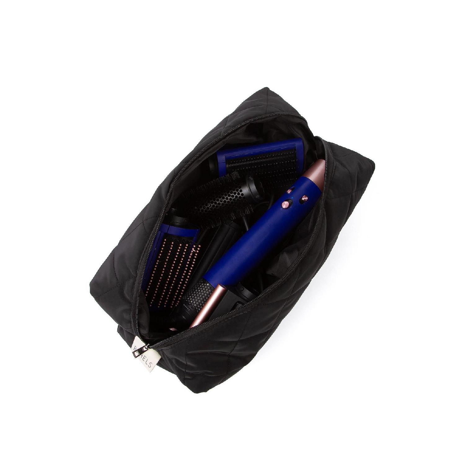 

Дорожня сумка розміру XL для всіх укладок волосся, чорна зелений