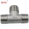 Bingyu 304 Stainless Steel Male Thread Tee Pipe Fitting