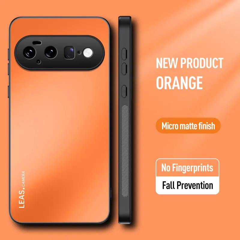 For google Pixel 11 Pro XL Pixel11Pro AG Frosted Soft TPU+PC Matte Back Cover For google Pixel 11Pro XL Phone Cases Pixel 11 Pro оранжевый
