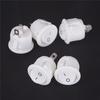 5Pcs Mini Round White 2 Pin Terminal Spst On-Off Rocker Switch Snap-In 20Mm 12V