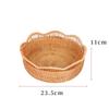 ZISIZ Rattan Woven Fruit Basket
