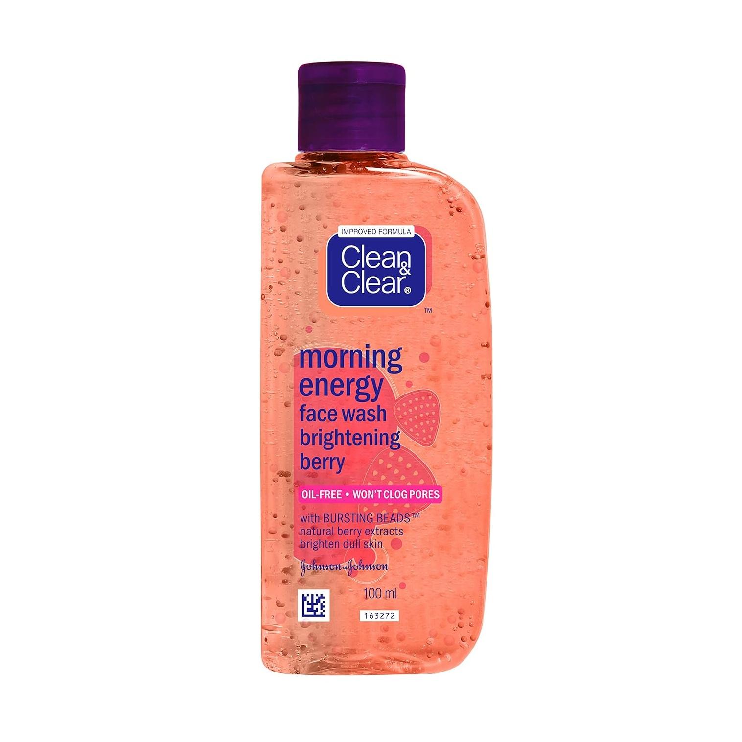 Clean & Clear Morning Energy Berry Face Wash, 100ml