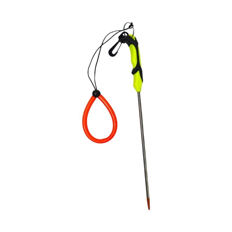 

Diving Stick With Wrist Lanyard Lobsters Stick Pointers Rod Underwater Shaker Noise Maker Lanyard Rod Diving Accessories жовтий