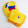 Livheart Disney Pooh Blanket-in-Cushion Blanket: W70xD100cm Cover: W27xD32cm 50033-06