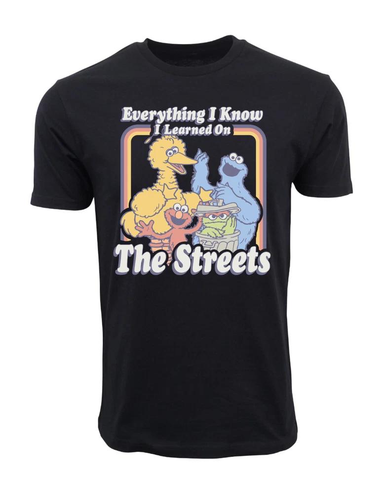 Sesame Street Everything I Know I Learned It On The Street T Shirt S