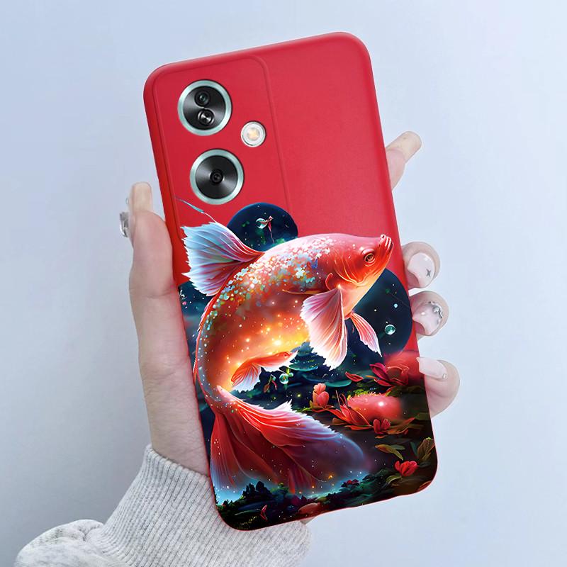 

For OPPO A79 5G A2 CPH2553 CPH2557 PJB110 Phone Case Flower Girl Design Soft Silicone TPU Back Housing for OPPO A 79 A 2 Covers OPPO A79 5G