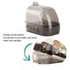 Plastic Thicken Gray Black Parrots Multifunction Activity Feeding Box Bird Cage Hanging Bathtub