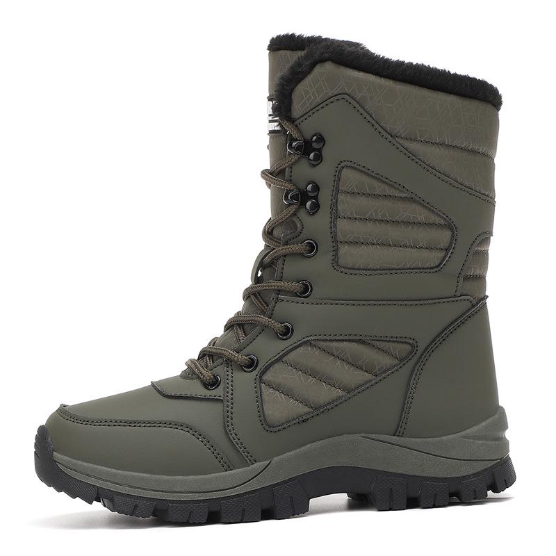 Women's Harbin Warm High-Top Snow Boots - Plus Velvet, Non-Slip, Thickened for Northeast Winter Tourism