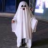 White Ghost Poncho Robe Cosplay Ghost Cosplay Costume Funny Halloween Cloak Cape  Adult