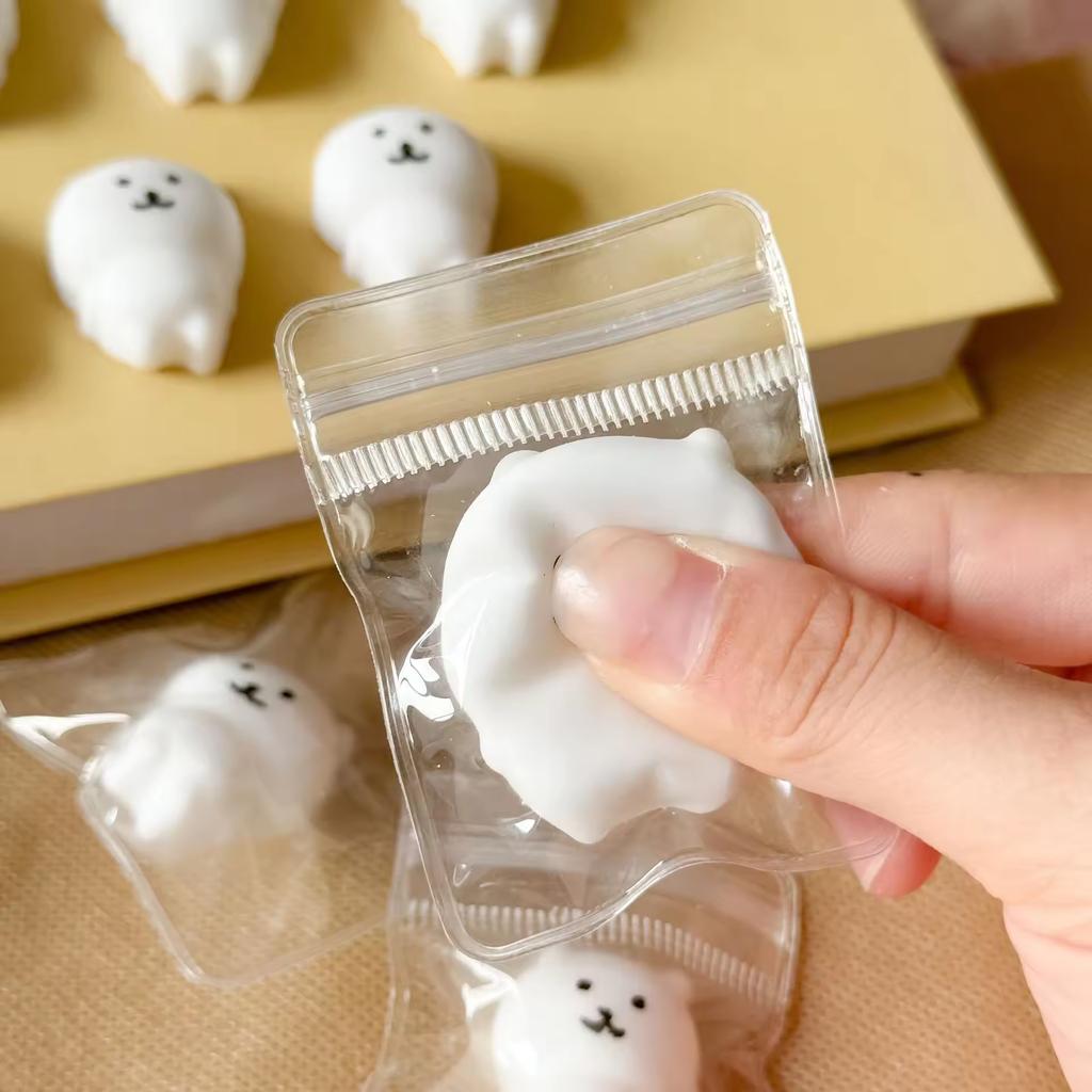 1/3/5Pcs Pinch Self Deprecating Bear Squeeze Toy Fun Expression Stress Relief Toy Small Nose Ga Cute Kids Pocket Squishy Toy