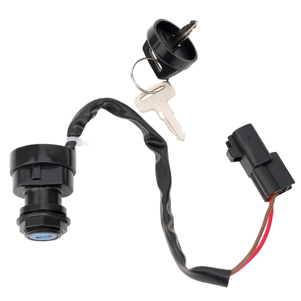 AHL Ignition Key Switch 0345-003 Compatible with Yamaha Big Bear 400 YFM400 YFM 400 2002-2004;Big Bear 400 YFM400F YFM 400F 2002-2006;Big Bear 400