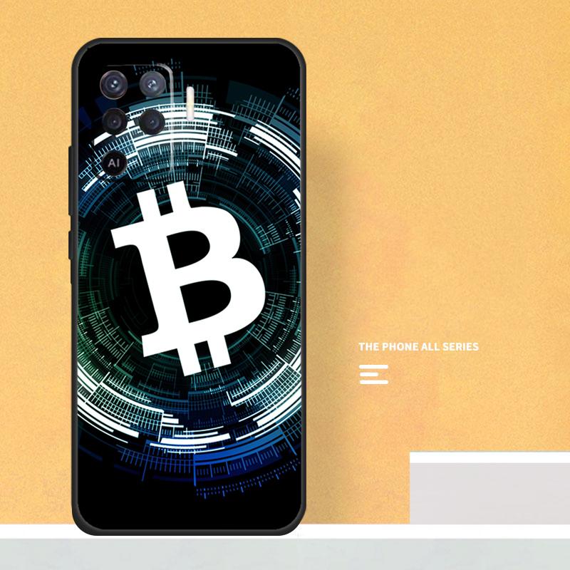 Bitcoins Coin Case For Oppo A74 A94 A54 A15 A17 A57 A6 A5 Pro A16 A76 A96 A40 A60 A80 A18 A38 A58 A78 A98