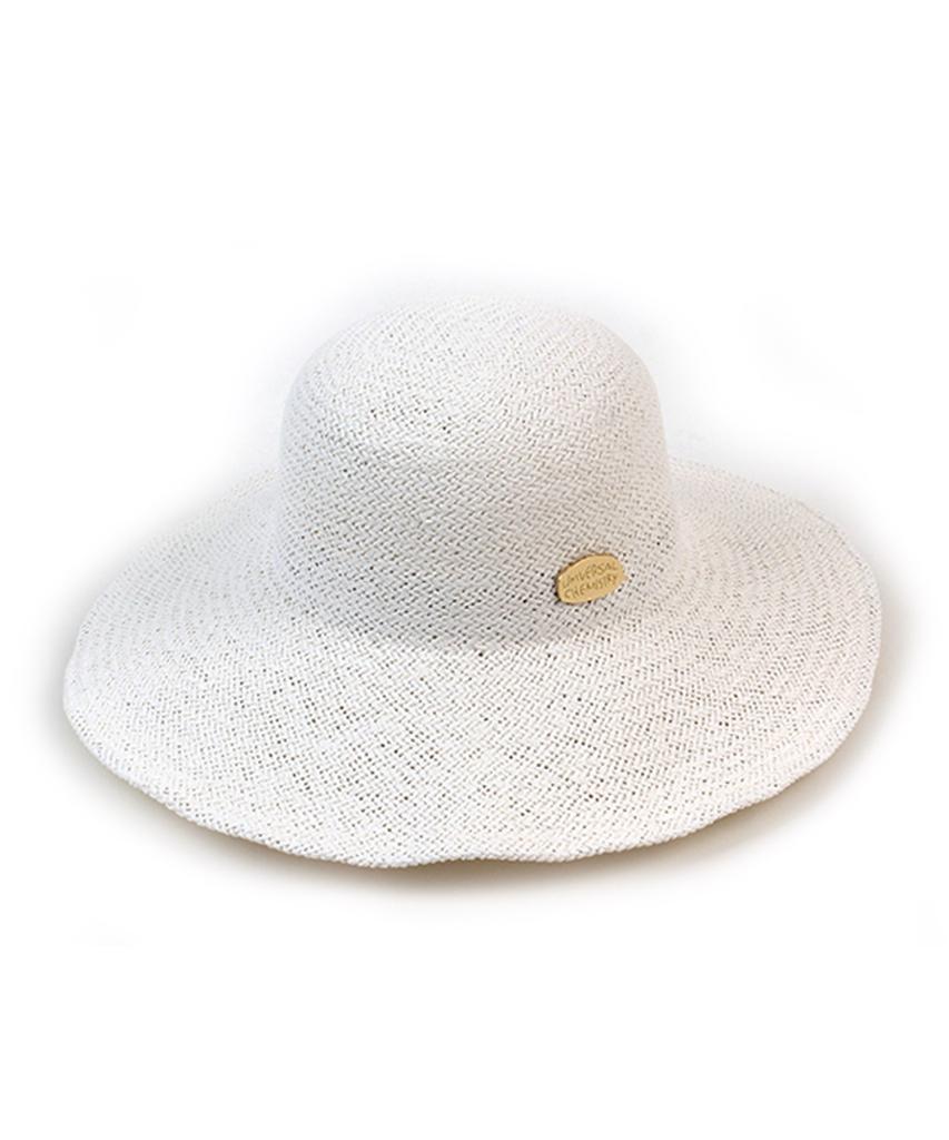 Summer White Round Panama Hat