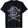Skull & Crossbones Pirate Vintage T-Shirt