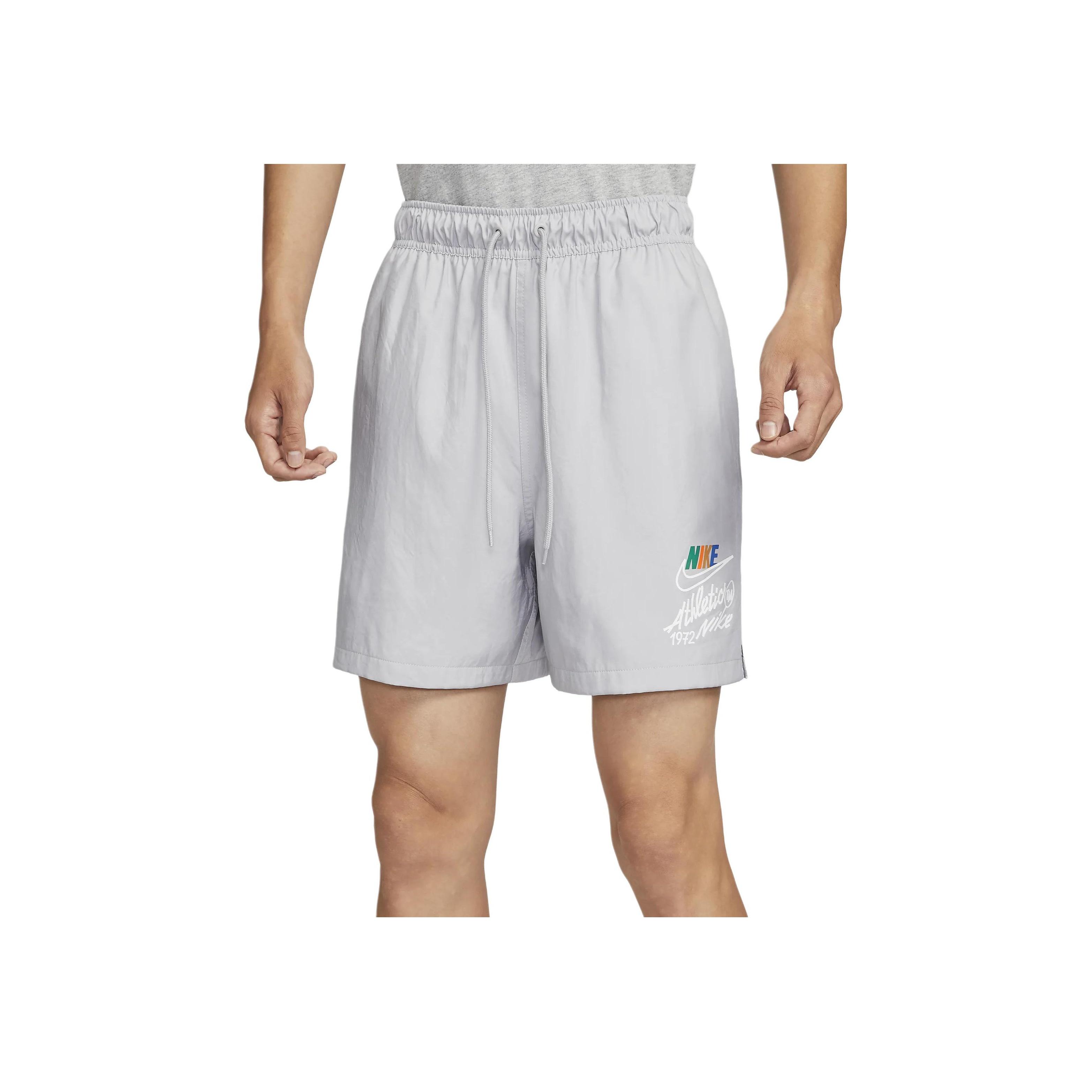 

Nike Logo Print Drawstring Mid-Rise Sports Casual Shorts Women shorts Gray FZ0771-077 2XL
