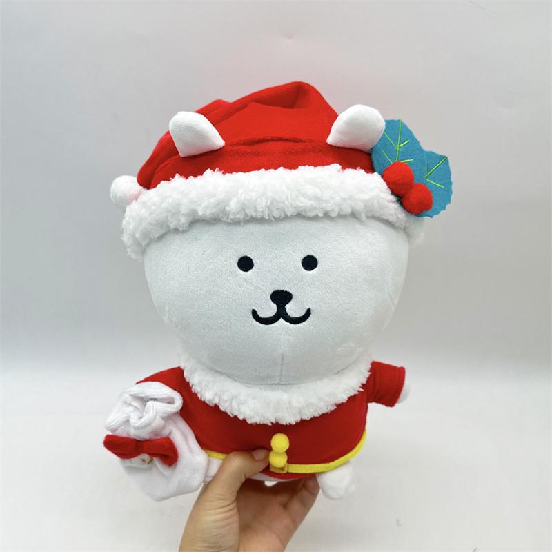 Neues The Battle Cats Plüschtier Nyanko Great War Weihnachtskleid Kuscheltier Weiche Puppe Zeichentrickfigur Spiel Geschenk für Kinder Fans