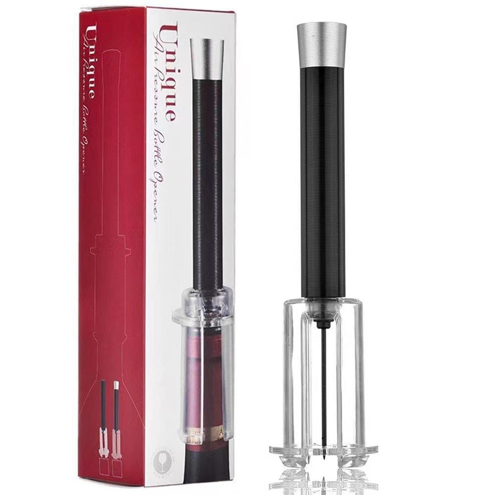 New Air Pump Wine Bottle Opener Air Pressure Vacuum Red Wine Stopper Beer Lid  Stainless Steel Opener Corkscrew Corks Out Tools
