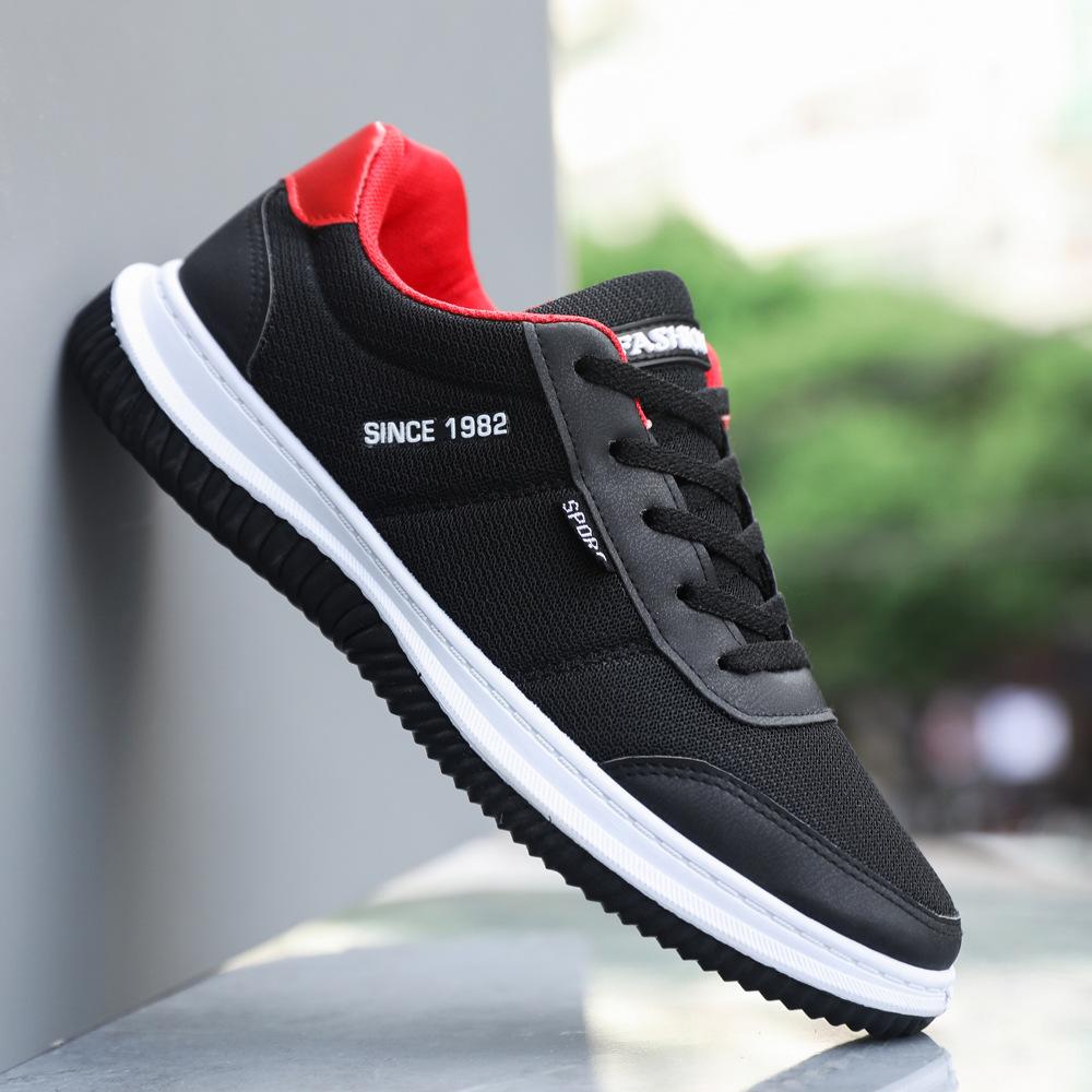Herrenschuhe neue Herren Mesh Freizeitschuhe Student Laufschuhe trendige Schuhe vielseitige atmungsaktive Sportschuhe