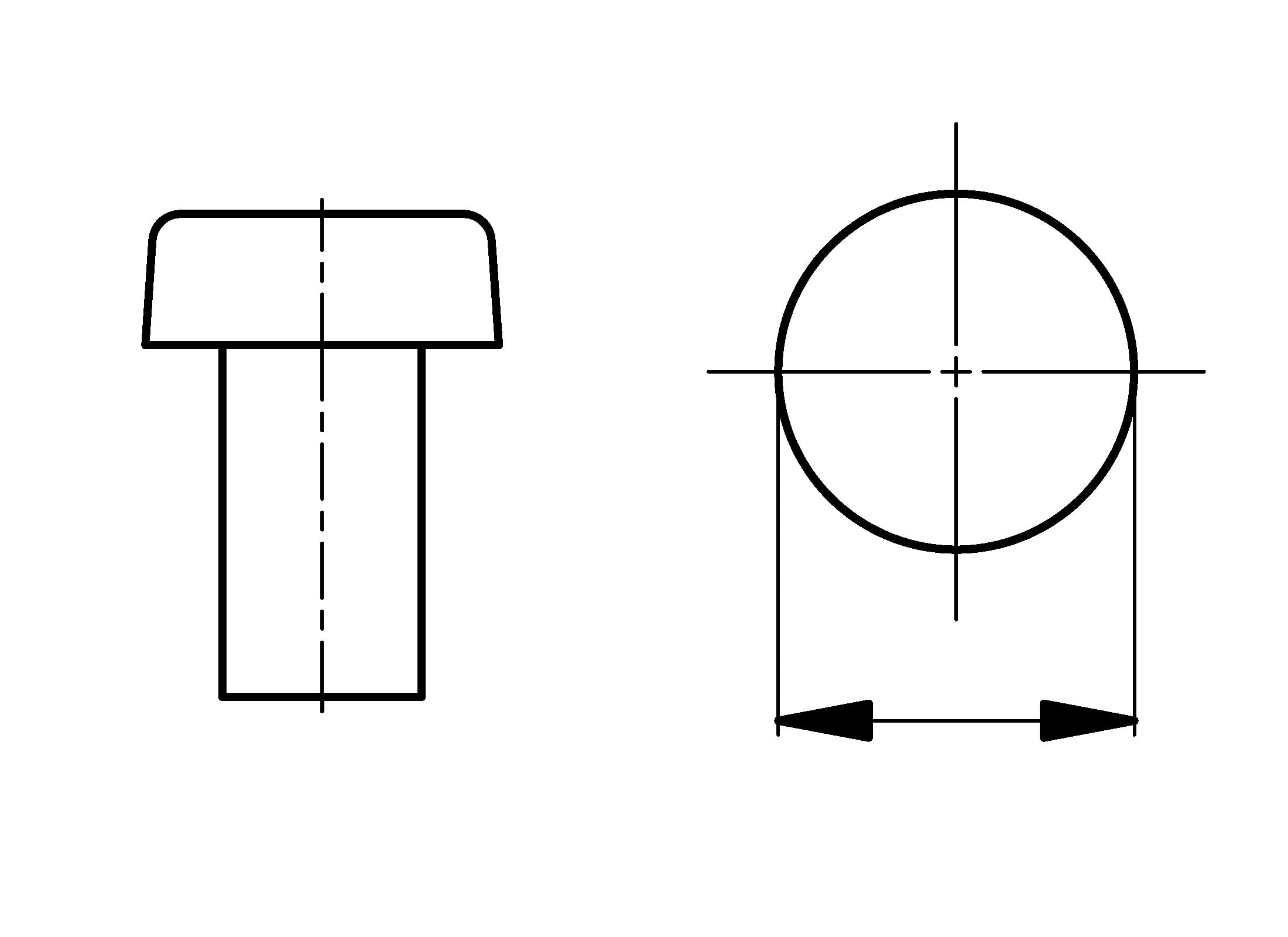 

Gas Hans Flat Rivets for Plastic 1.0mm (196 pieces) Models, HAUGH-NB13008 (Military)