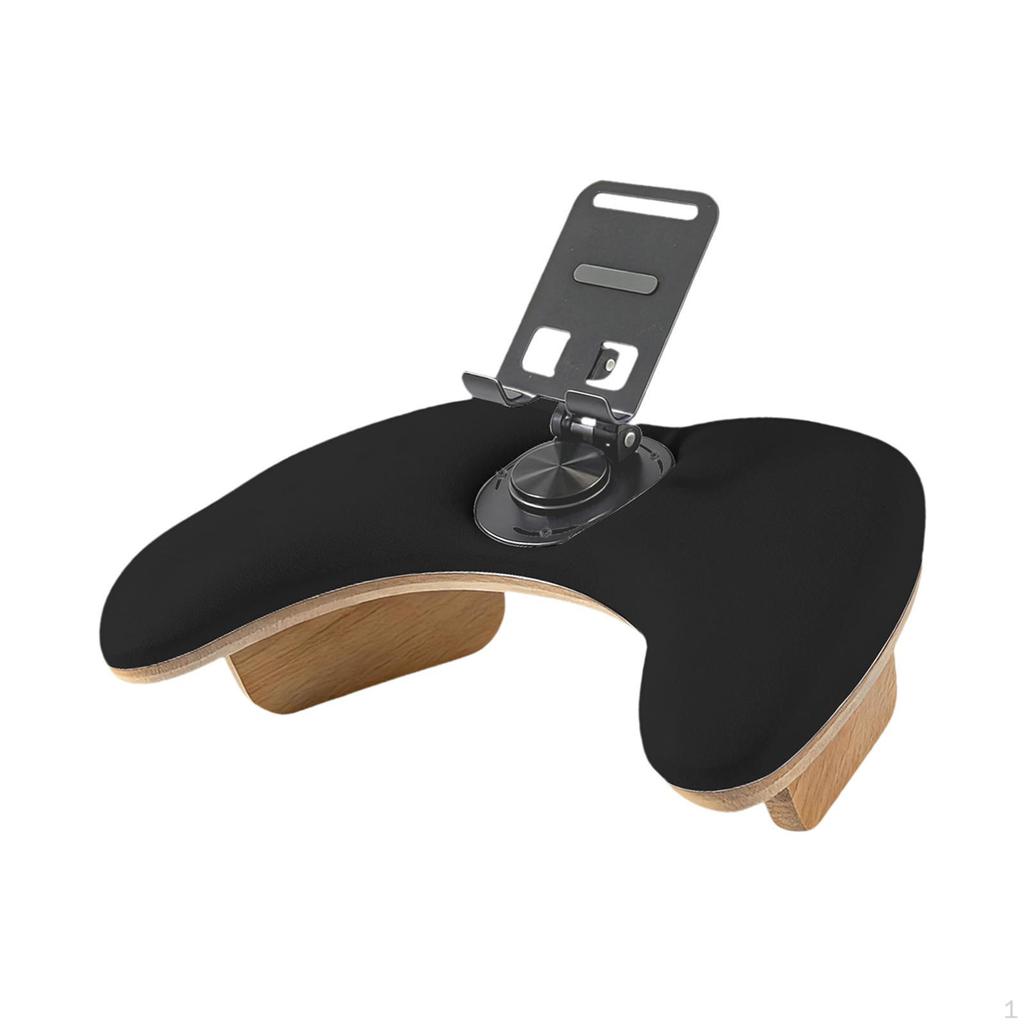 Arm Rest for Nails Tech Armrest with Rotating Phone Holder,Sturdy,Professional,Comfortable,Hand