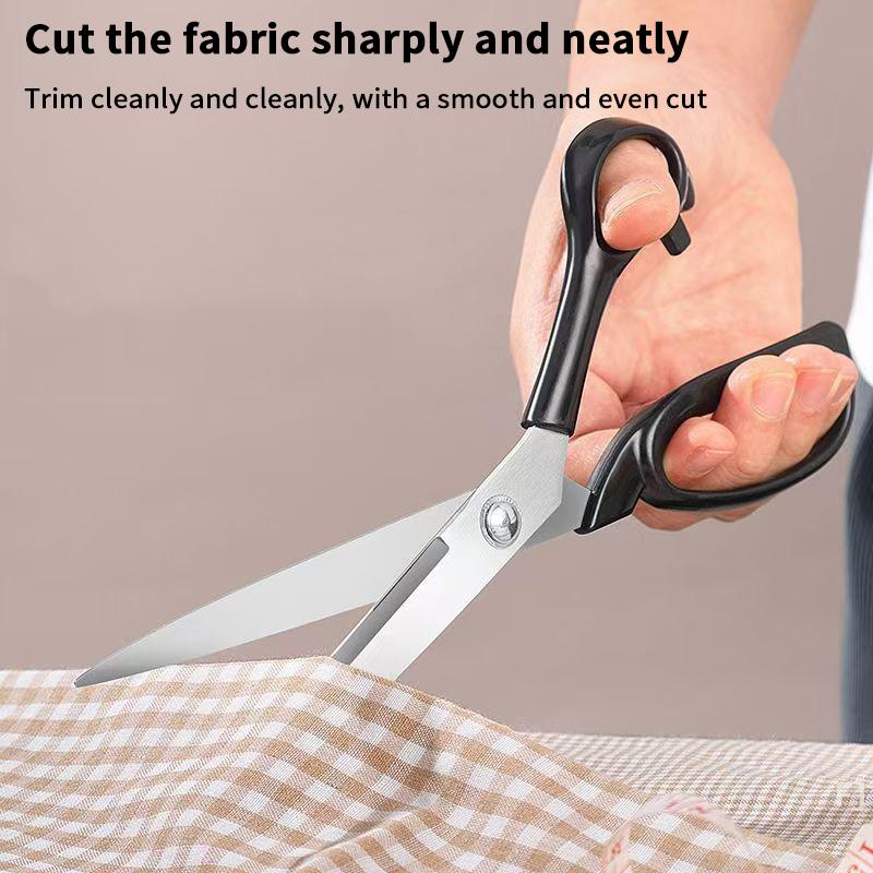 10 Inch Stainless Steel Tailor's Scissors For Fabric Professional Sewing Tool Garment Scissors Durable