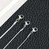 Silver Color Stainless Steel Square Snake Bone Chain Bracelet Titanium Steel Men Bracelet Retro Jewelry Trendy Accessories