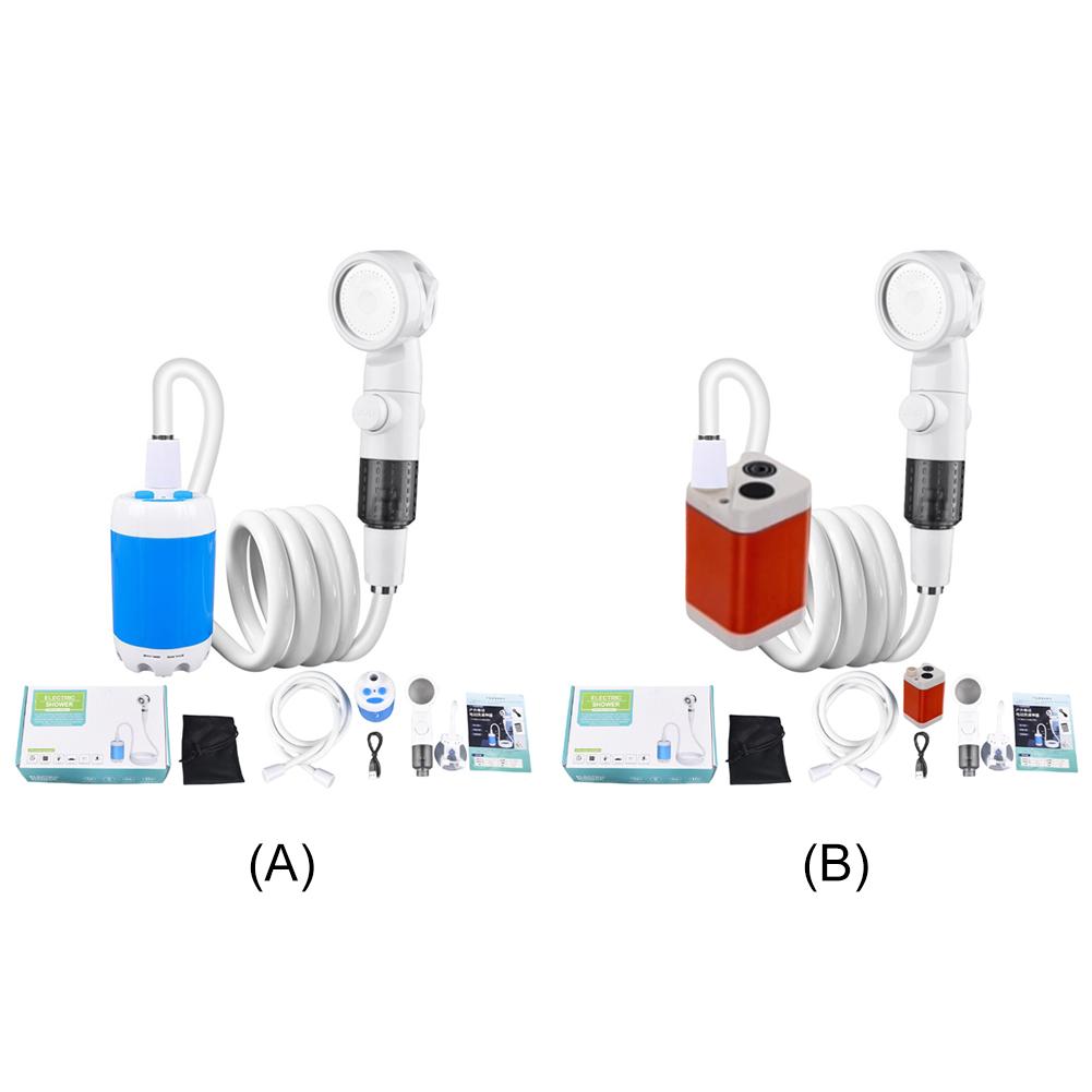 PVC Shower Head Sprayer with Digital Display Wireless Pumps Water Sprayer Rechargeable for Hiking Car Washing & Pet Cleaning