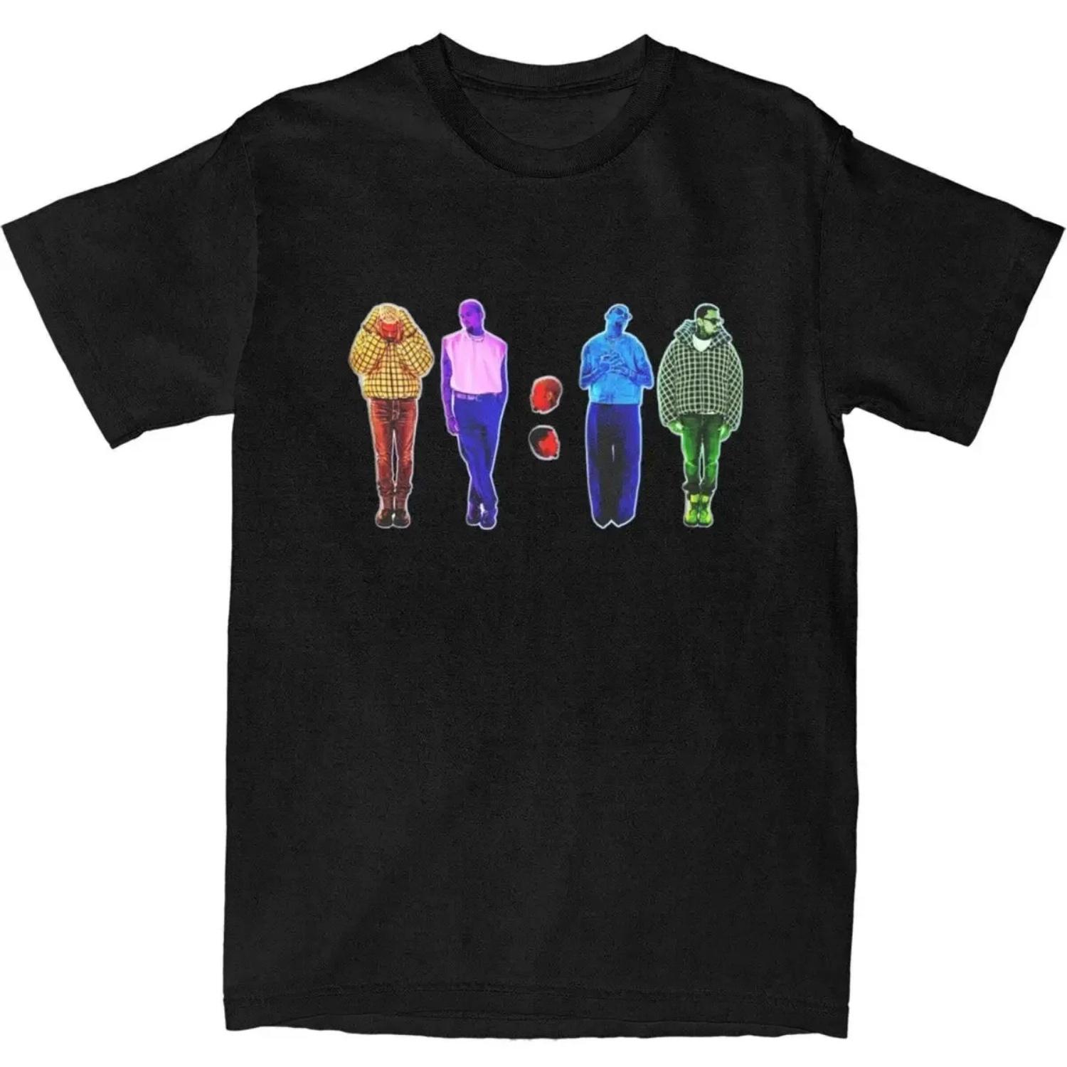 

Singer Chris Brown 11 11 T-Shirt Summer Music Album Funny T Shirts Cotton Trending Tee Shirt For Short-Sleeved Casual Tops S чёрный