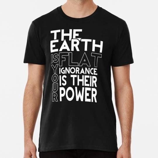 Earth Is Flat Mask Size S to 5XL Made in the USA T-Shirt XL