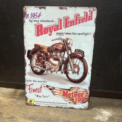 

Royal Enfield Meteor 700 Small Repro Tin SignAluminum 20x30cm（7.8x11.8inch）
