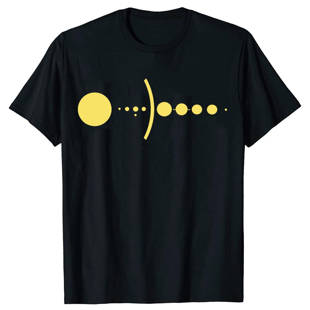 

Minimalistic Solar System T-shirts Men Women s Fashion Casual Tshirt 100% Cotton Loose Oversized Crewneck Collar Hip Hop T Sh... 5XL різнокольоровий