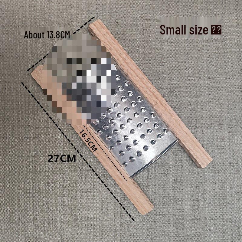 Solid Wood Frame Vegetable Shredder & Grater for Kitchen