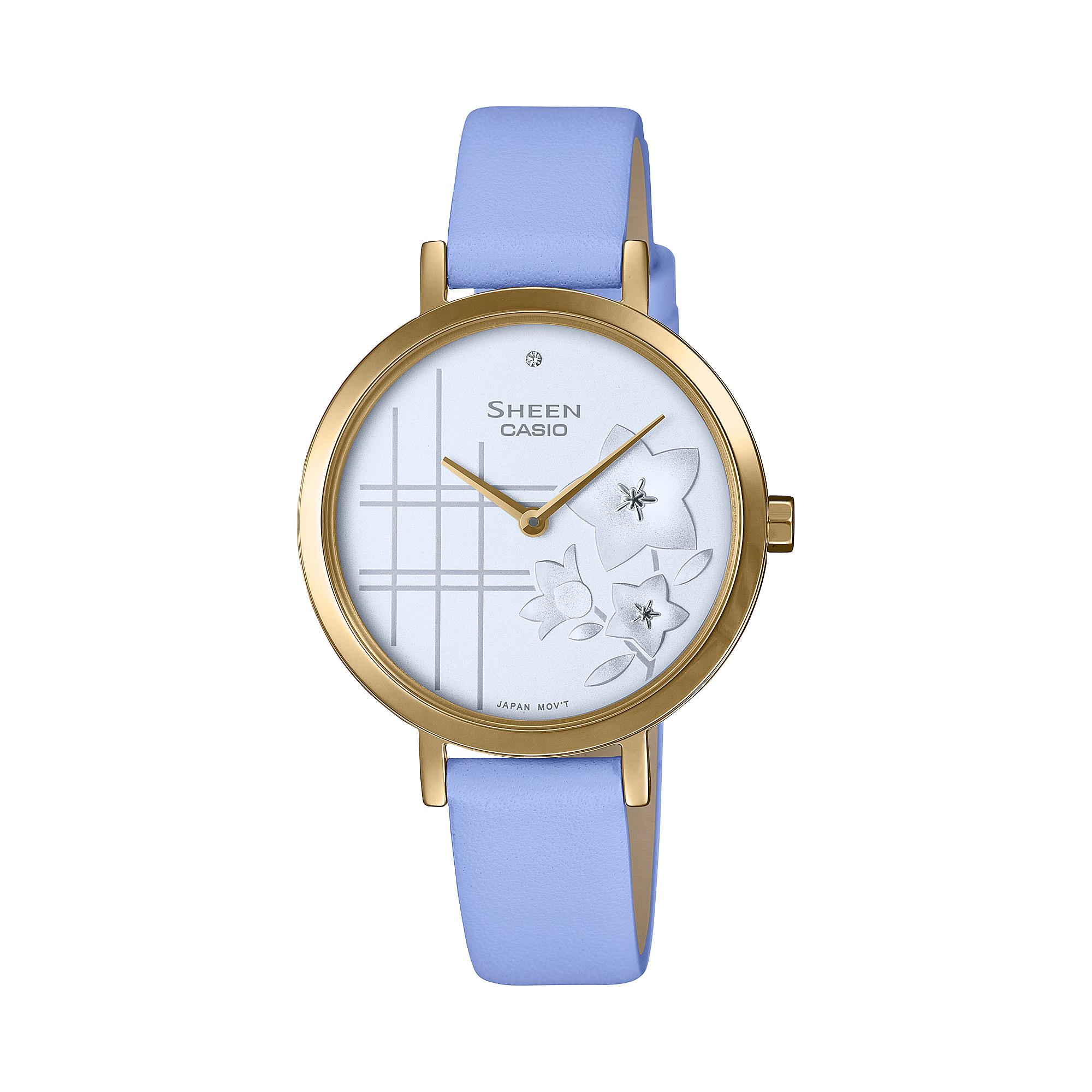 

Casio Men s Analog Quartz Watch SHE-C140GL-2A синий