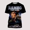 Rambo First Blood Movie 3D Print T-Shirts Men Women Casual Streetwear Oversized Short Sleeve T Shirt Male Tees Tops Man Clothing