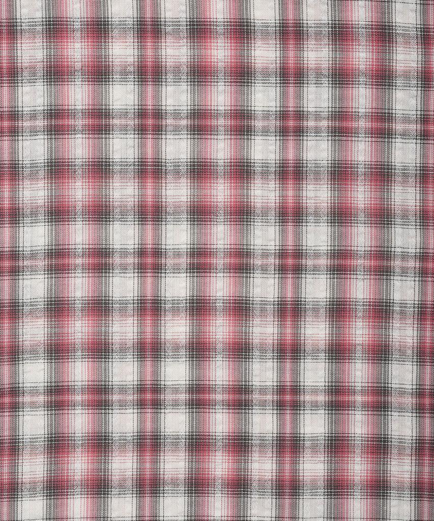 WACKY WILLY Linen Oversized Check Shirt Pink