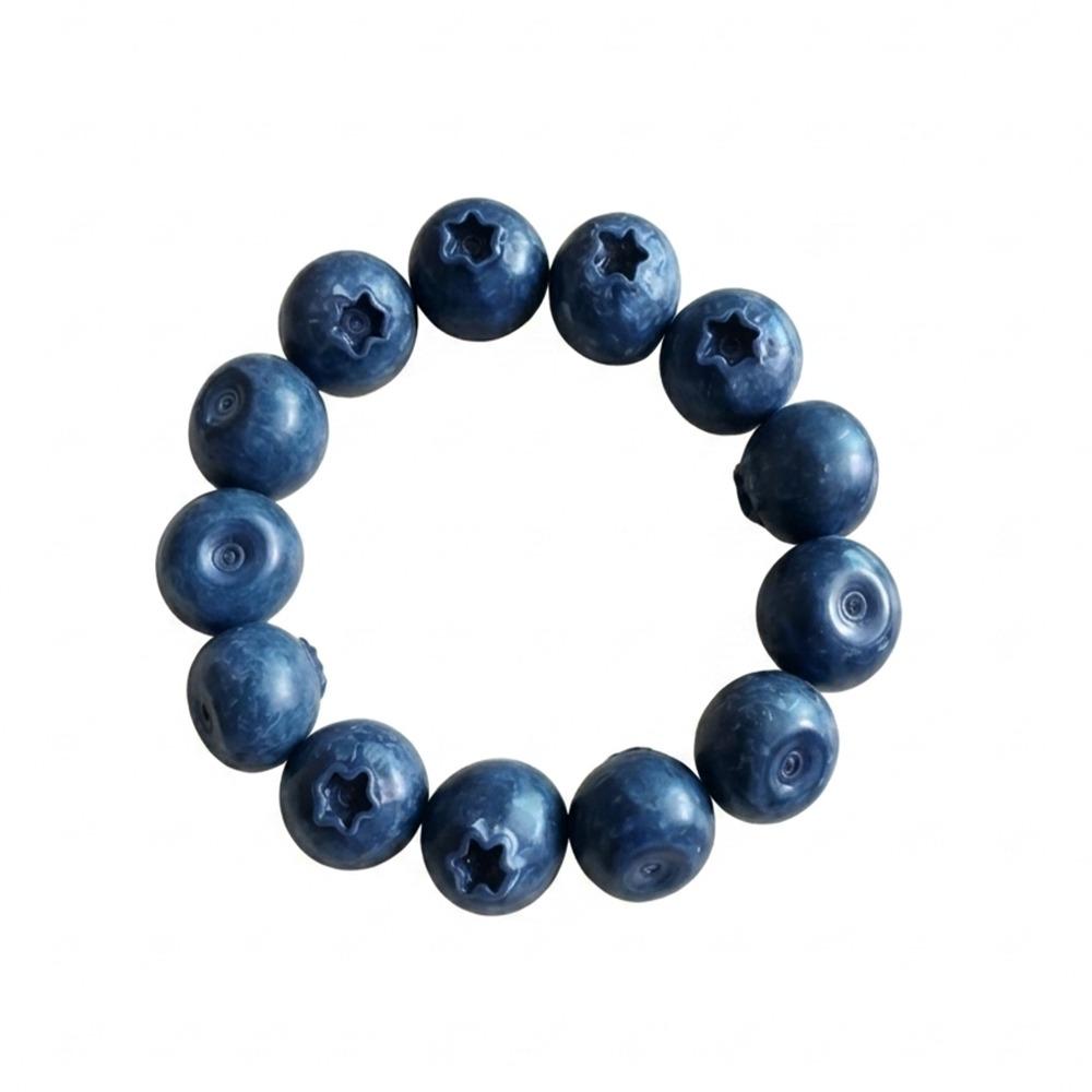 Multi-color Resin Fruit Bracelet 3D Fruit Fruit Beaded Bracelet Y2K Cartoon Bracelet  Summer