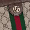 Gucci Ophidia GG Monogram Iconic Web Stripe Medium Shoulder Bag Women Shoulder Bag Beige Dark-Brown Light-Gold 837428-FAE0J-9867
