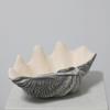 Wabi-Sabi Style Resin River Clam Tray Decorative Serving Dish Coastal Home Decor Art Piece Living Room Hotel