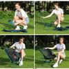 Outdoor Moon Chair Camping Folding Seat Portable Leisure Backrest Chair Ultra Light Aluminum Alloy Frame Camping Equipment