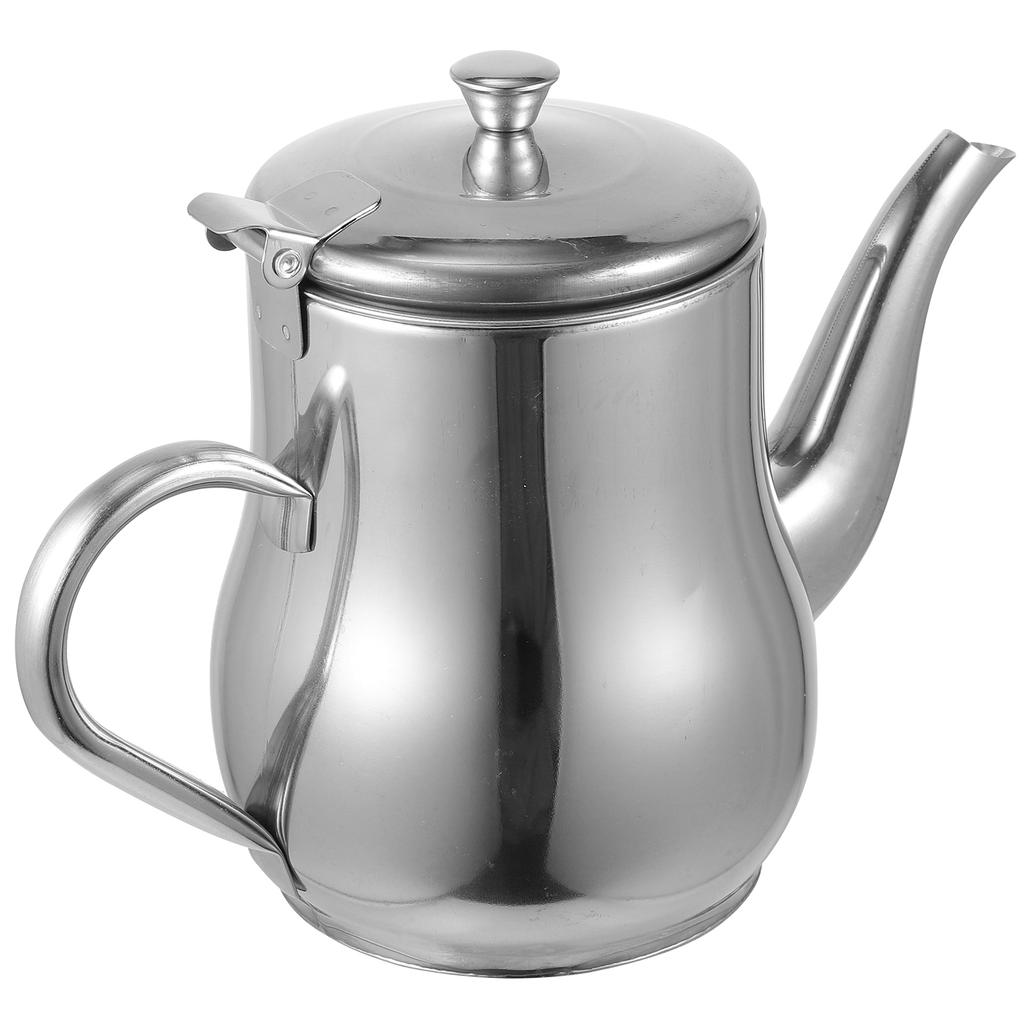 Stainless Steel Oil Pot Bottle Can Strainer Filter Honey Kitchen Storage Grease Practical Container