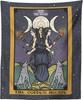 Tarot Vintage Tapestry Witchcraft Goddess Pagan Witch Wall Hanging Astrology Room Bedroom Entryway Decorative Tapestry