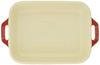 Staub "Cherry Rectangular Dish" 20 x 16 cm, Ceramic Gratin Dish, Oven and Microwave Safe [Official Japanese Product] Dish 40508-585