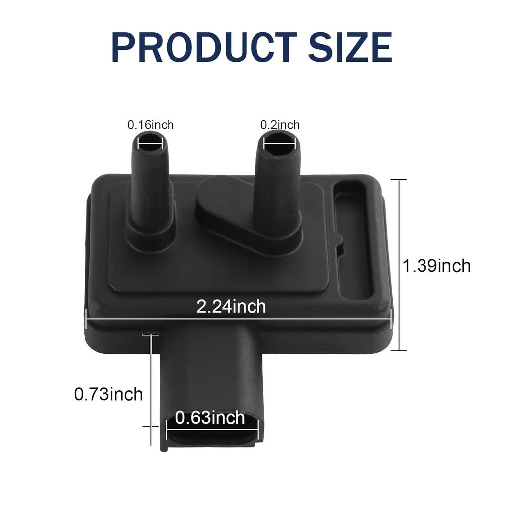 DPFE4 EGR Valve Pressure Feedback Sensor Replacement for Ford F150 Mustang Escape Ranger Focus F250 Windstar Explorer Sport Trac Mazda Mercury