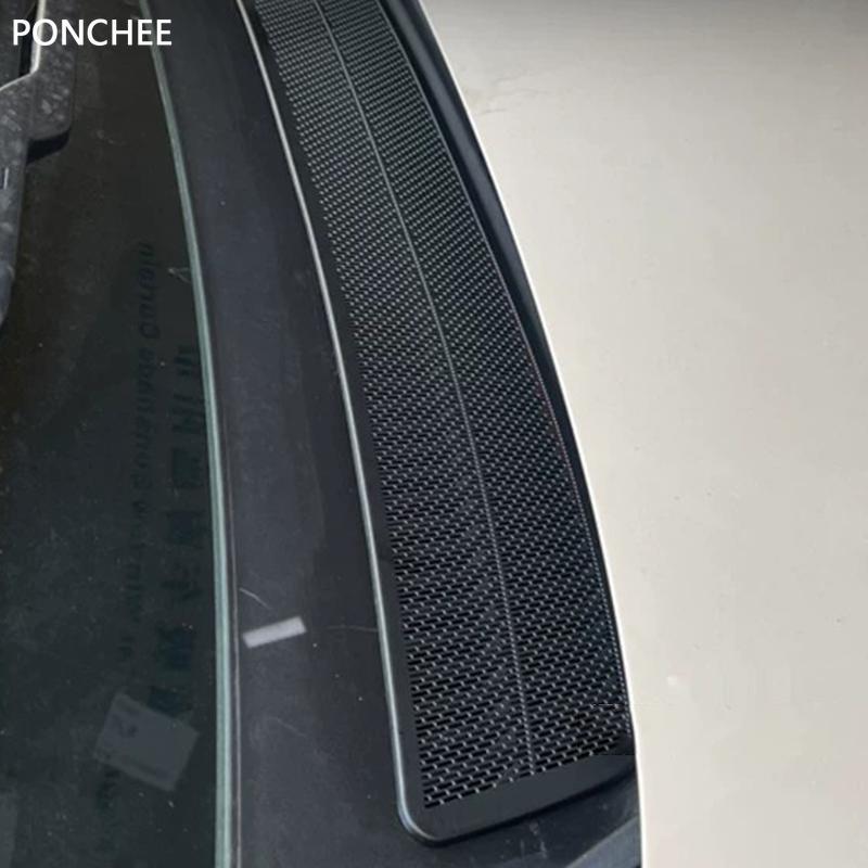 For GAC AION UT 2025-2026 Windproof Mask with Hood Drain Outlet Trim Stainless Steel Protective Trim Automobile Supplies