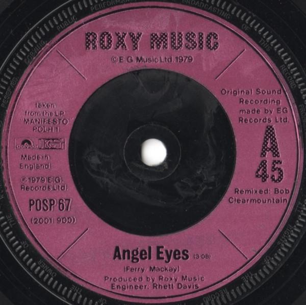 

7inch Record ROXY MUSIC - Angel Eyes POSP67 Polydor 1979 UK Rock Used