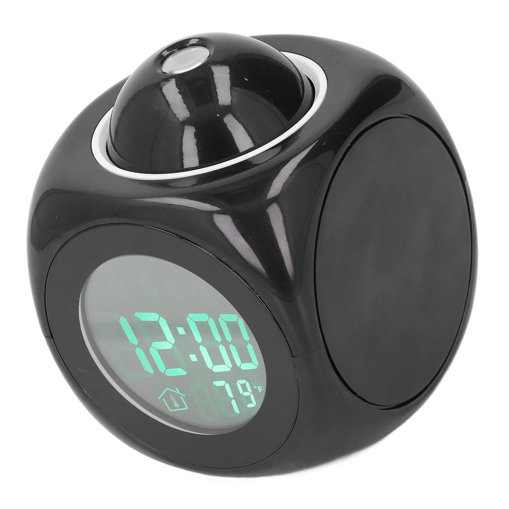 Digital LCD Projection Alarm Clock Children Backlit English Voice Reporting Projection Alarm Clock