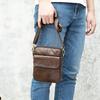 Fashion Genuine Leather Shoulder Bag for Man Small Messenger Bags Mini Travel Crossbody Bag Men Flap Bag Male